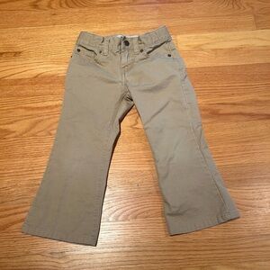 Gap Kids Boot Cut Khaki pants Size 5 regular.